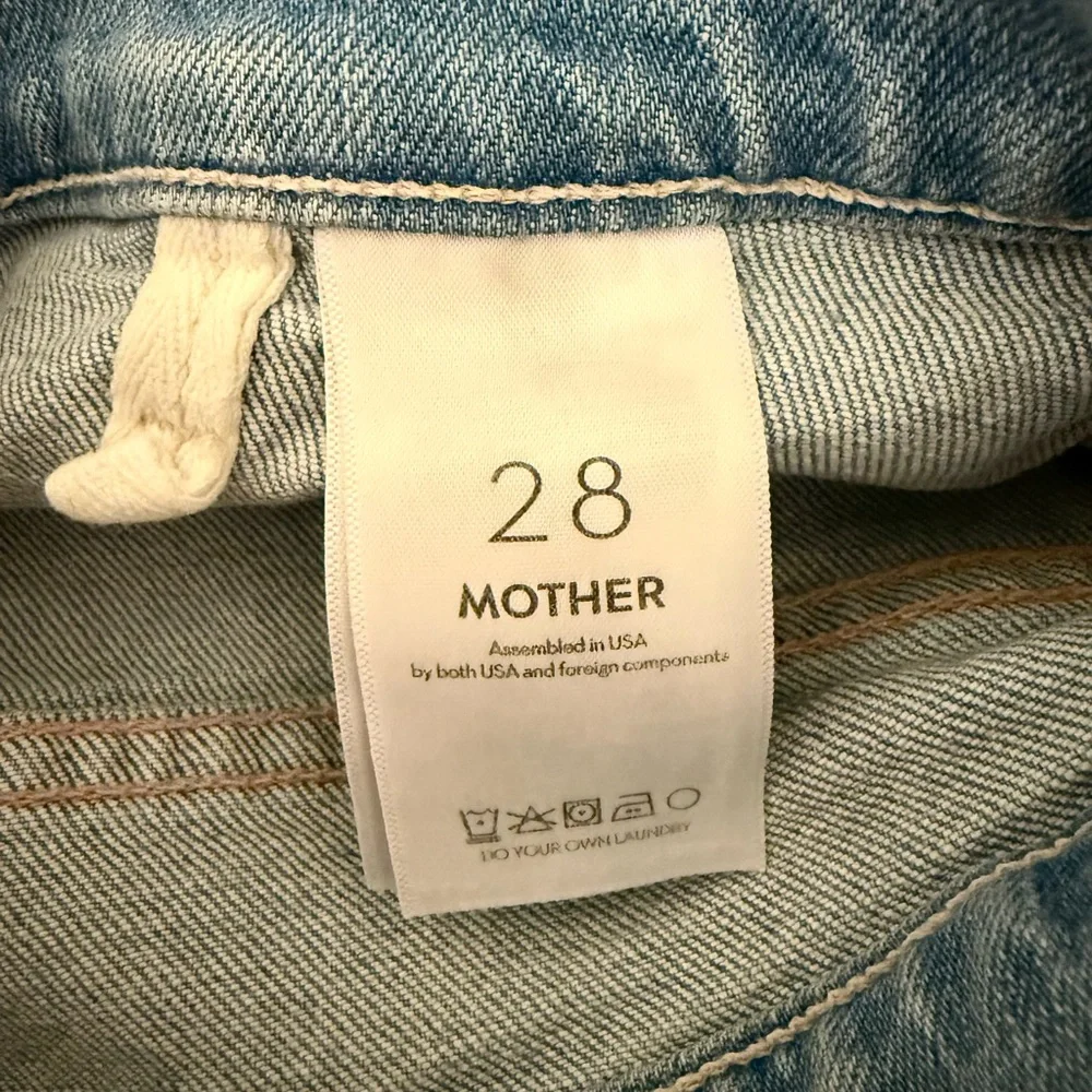 New $268 Mother Patch Pocket Undercover Sneak Jeans Friendly Reminder 28 NWT - Picture 10 of 10